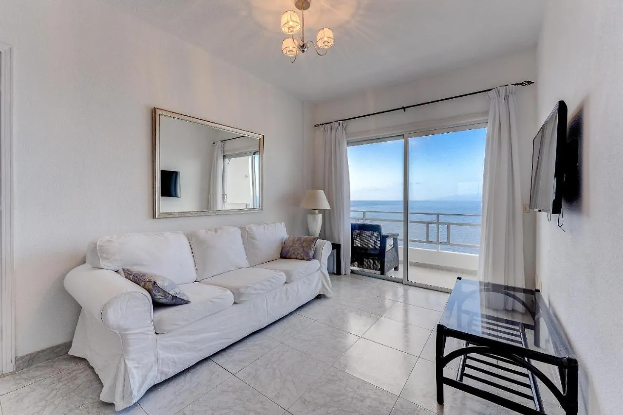 Incredible Sea & Mountain View Aircon Front Line Of Atlantic Ocean Appartement Puerto de Santiago
